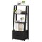 4-Tier Ladder Bookshelf Storage Display with 2 Slide-Out Drawers